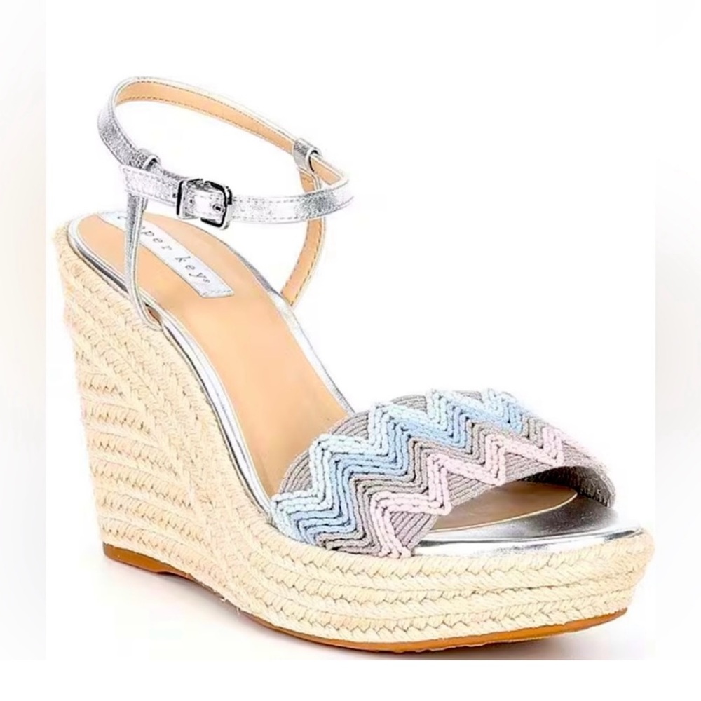 Ankle Strap Espadrille Platform Wedge Sandals